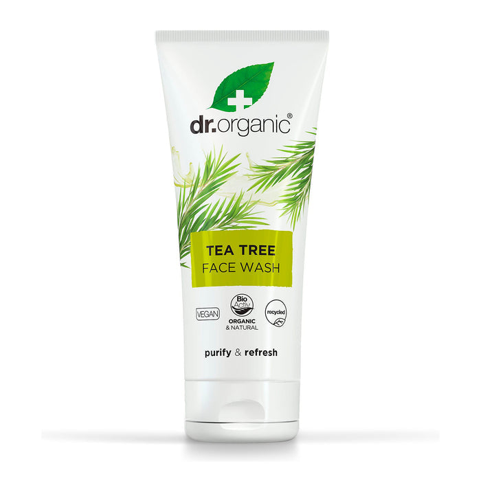 Dr Organic Tea tree Face Wash 200ml