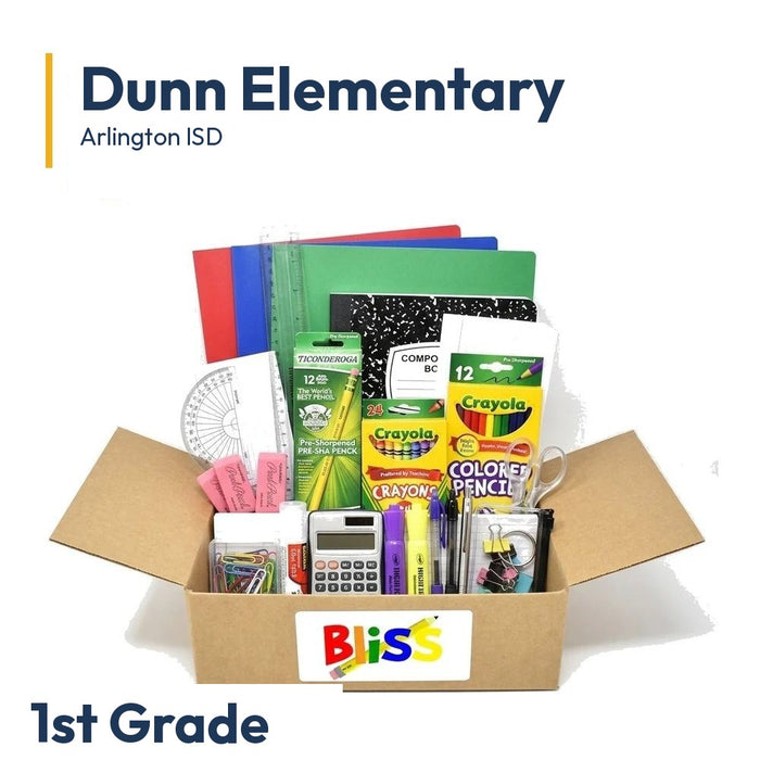Dunn Elementary 1st Grade School Supply Kit