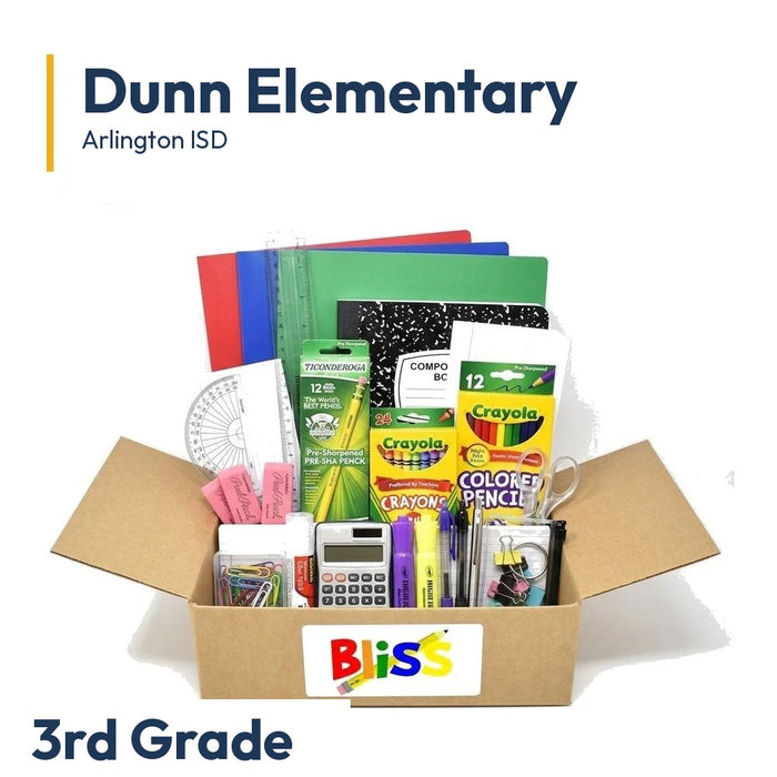 Dunn Elementary 3rd Grade School Supply Kit