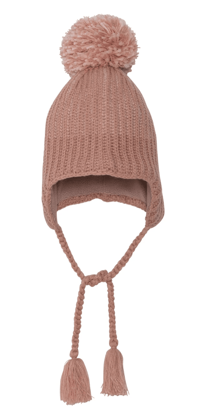 Earflap Knit Hat