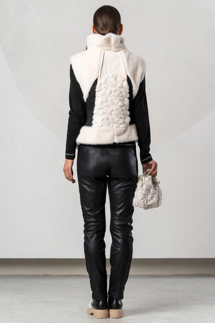 Shop Elisa Cavaletti ELW266054108 Black Trousers at Dotique. Premium women's designer trousers with stretch and distinctive detailing for AW26.