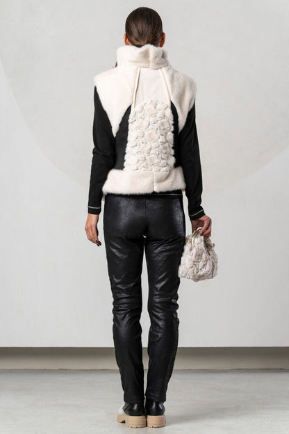 Shop Elisa Cavaletti ELW266054108 Black Trousers at Dotique. Premium women's designer trousers with stretch and distinctive detailing for AW26.