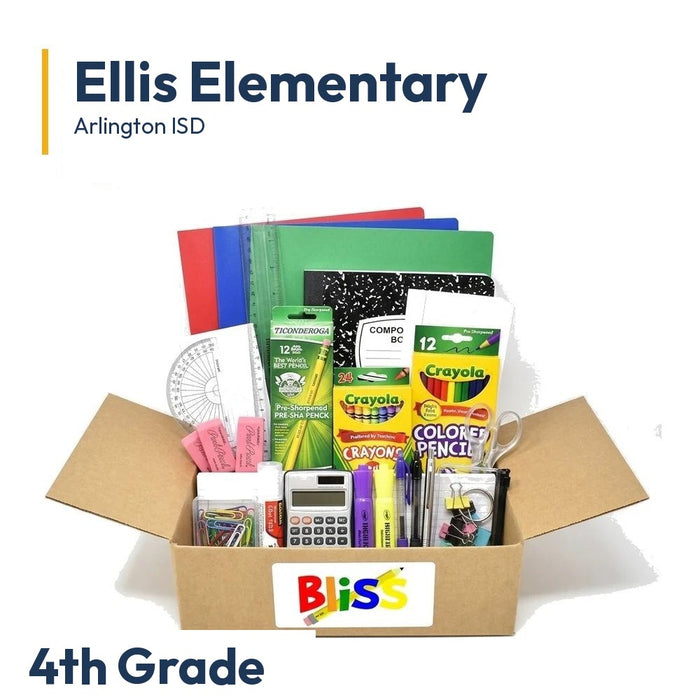 Ellis Elementary 4th Grade School Supply Kit