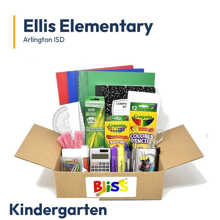 Ellis Elementary Kindergarten School Supply Kit