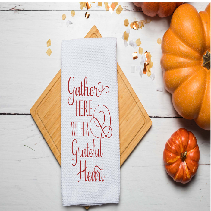 Fall Tea Towel, Fall Kitchen Décor, Fall Party Décor