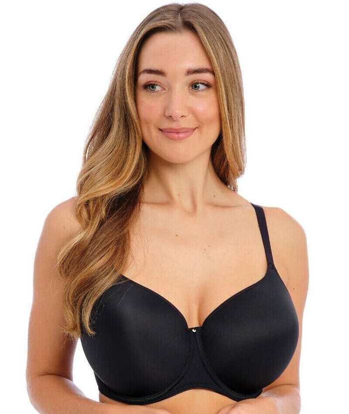 Fantasie Aura Underwire Moulded T-Shirt Bra - Black Bras