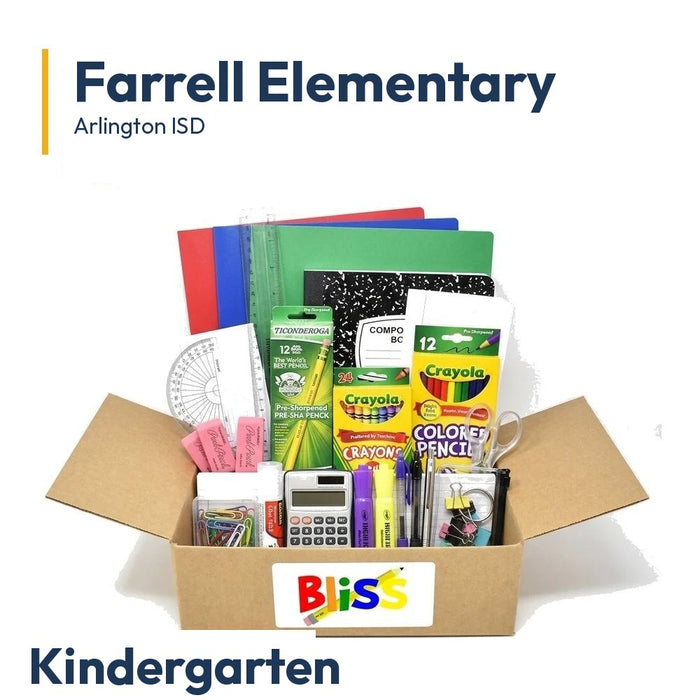 Farrell Elementary Kindergarten School Supply Kit
