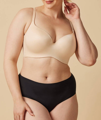 Finelines Memory Blessed Full Coverage Bra - Skin