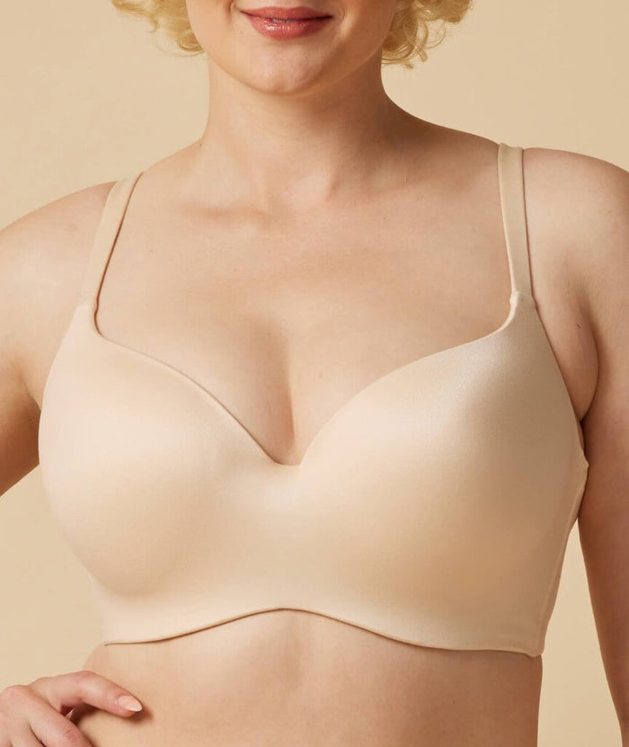 Finelines Memory Blessed Full Coverage Bra - Skin