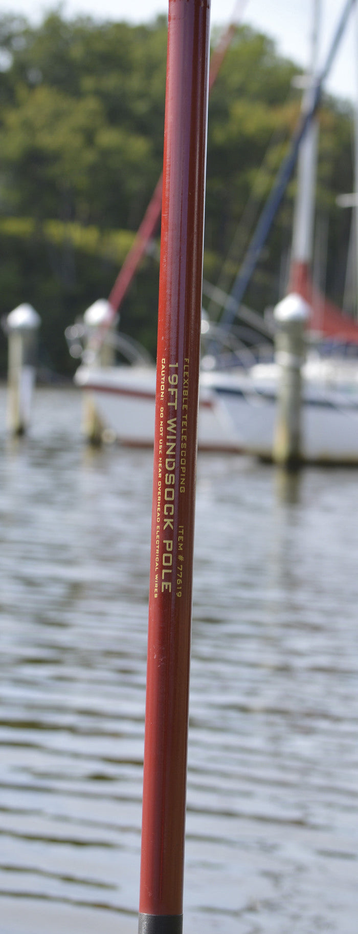 Flex Windsock Pole - 19 Ft.