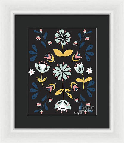 9.5" x 12" / White / Black