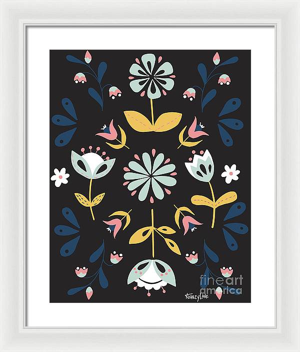 16" x 20" / White / White