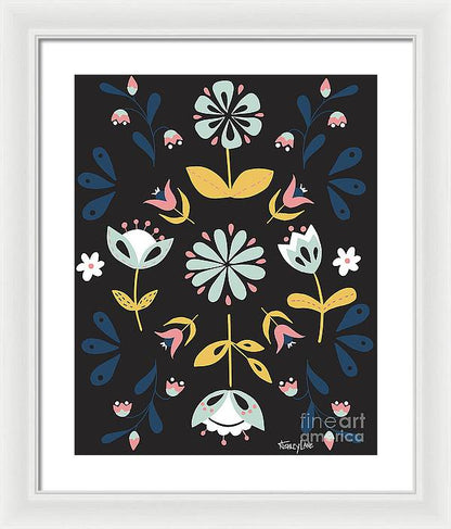 16" x 20" / White / White