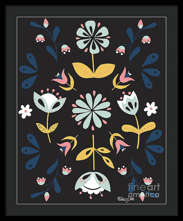 24" x 30" / Black / Black