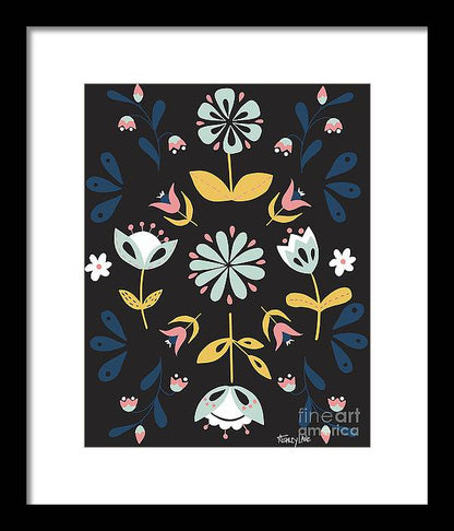 9.5" x 12" / Black / White