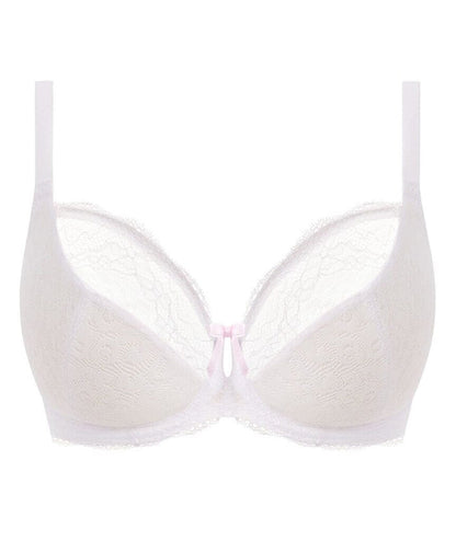 Freya Fancies Underwire Plunge Bra - White Bras