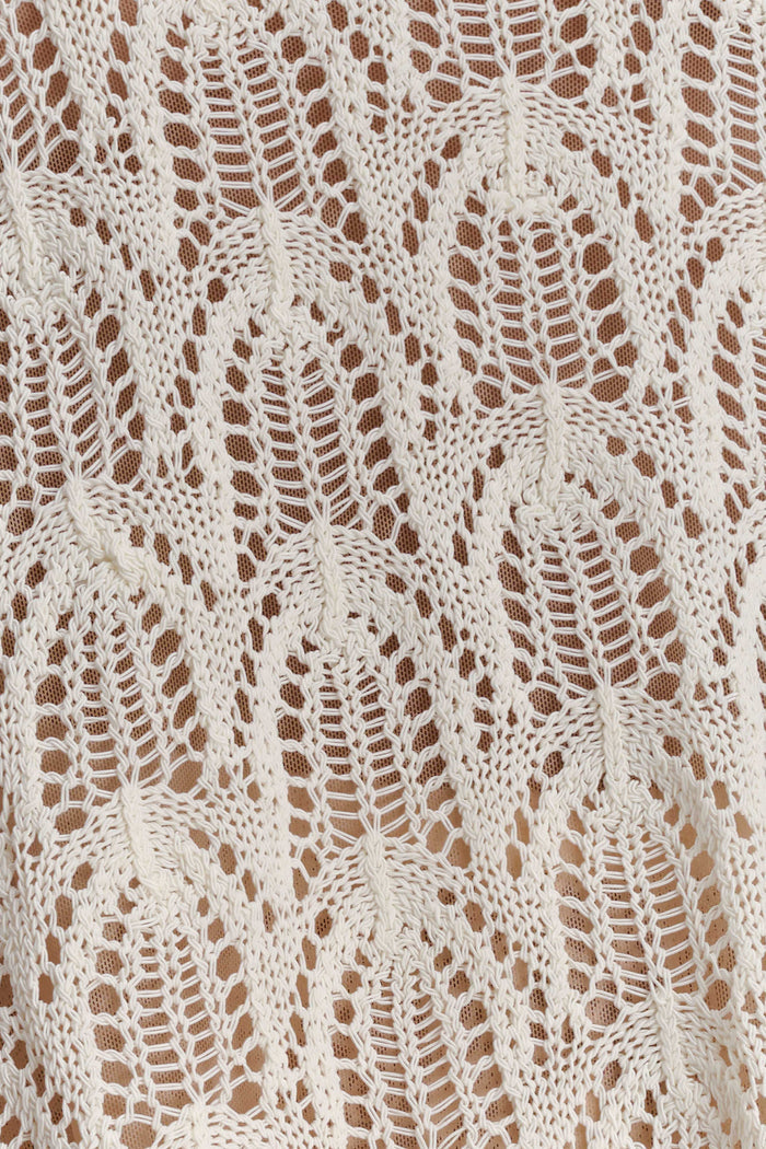 Glinda Crochet Pants - Ivory