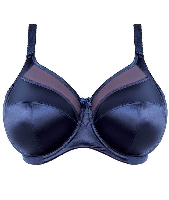 Goddess Keira Underwired Banded Bra - Ink Bras