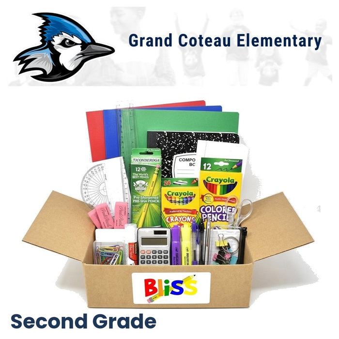 Grand Coteau Elementary School 2nd Grade School Supply Kit