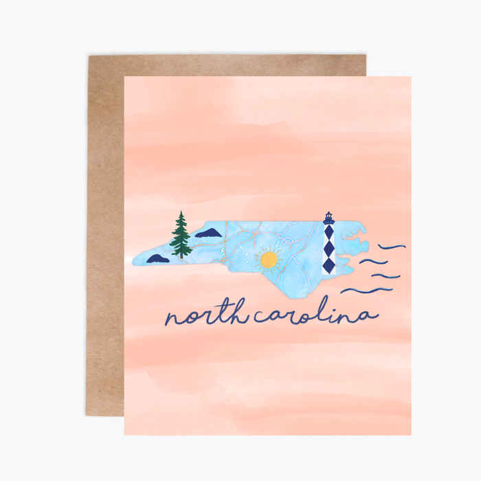 Greeting Card - North Carolina See America