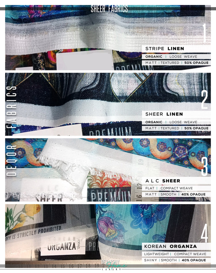 Hand Painted Ogee Pattern PREMIUM Curtain Panel. Available on 12 Fabrics. Made to Order. 100358B