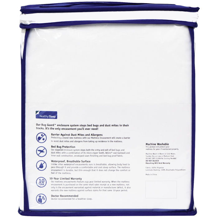 Healthy Sleep Mattress Encasement - 6265733_GENB_BCK_OL