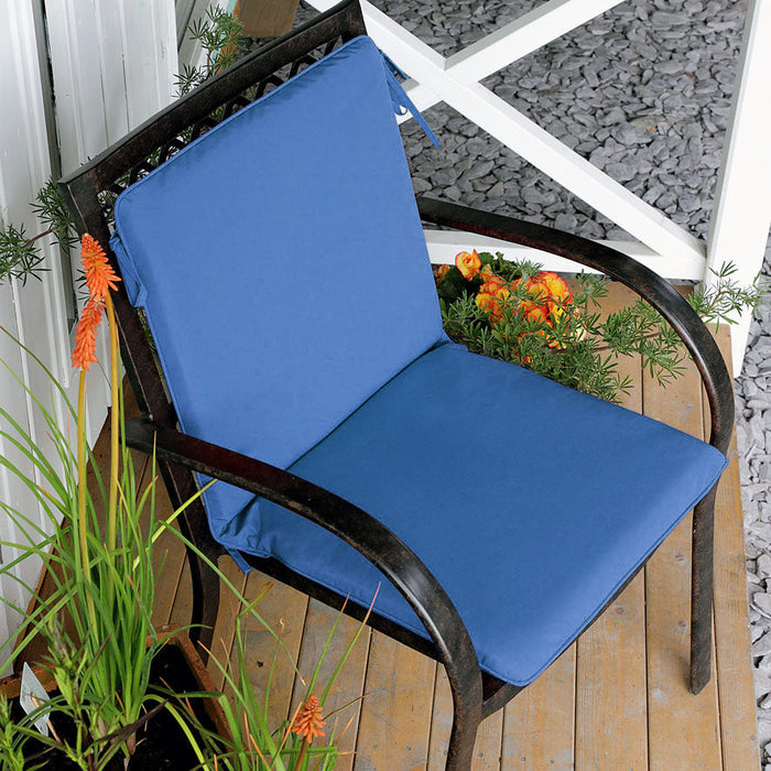 High Back Cushion - Blue