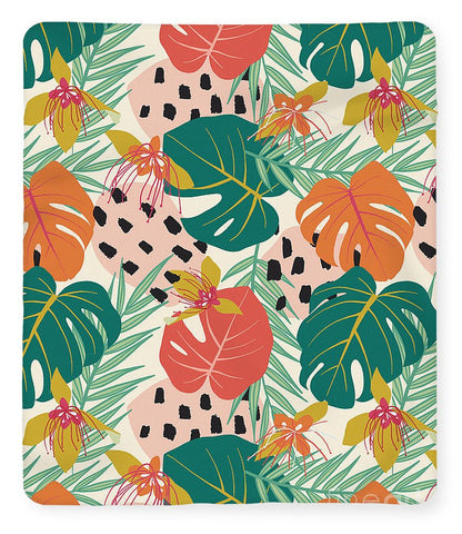 Jungle Floral Pattern  - Blanket