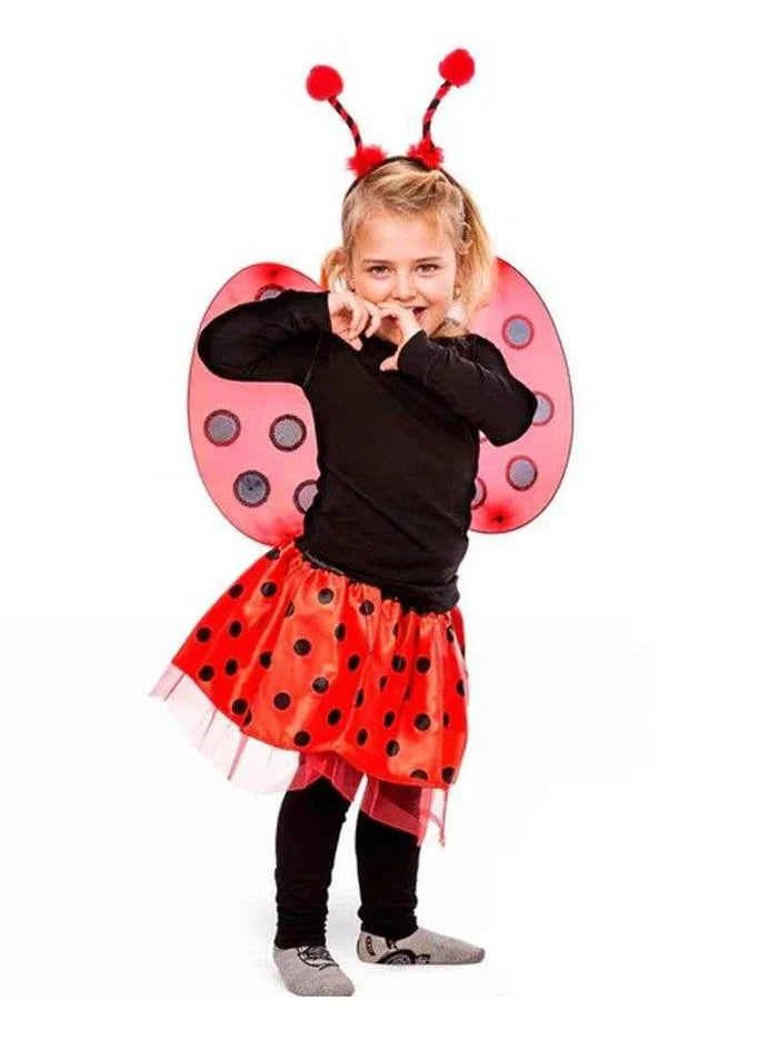 Kids Ladybug Wings & Headband