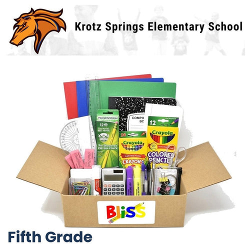 Krotz Springs Elementary School 5th Grade School Supply Kit