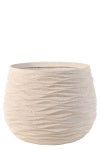 Large Stone Wavy Pot-Renaissance Design Studio