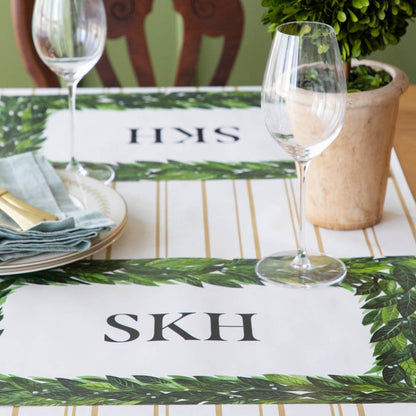 Laurel Monogram Placemat