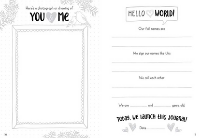 Love, Dad and Me: A Father & Daughter Keepsake Journal!