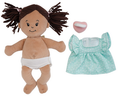 Love, Stella Doll Beige with Brown Pigtails