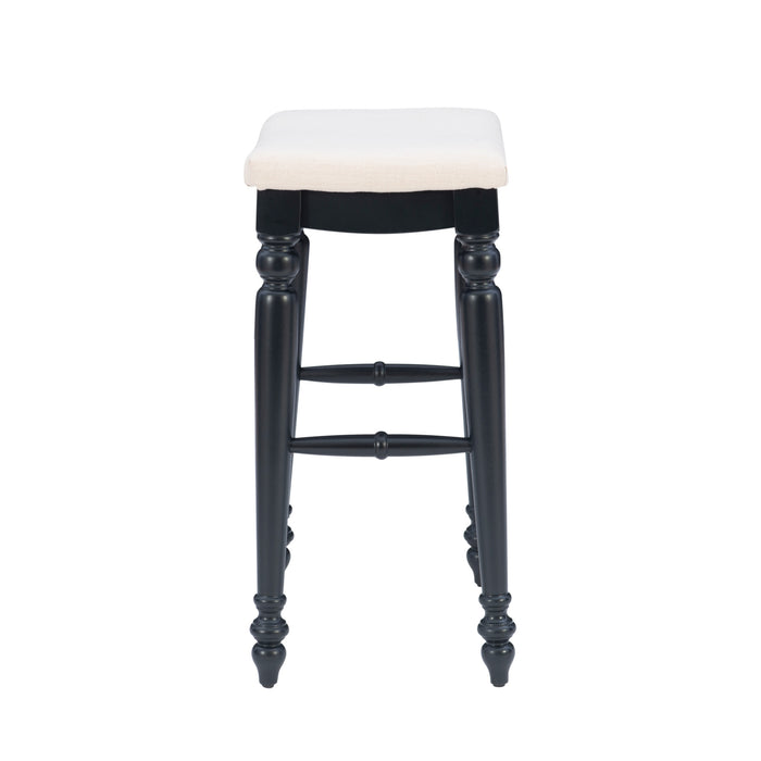 Marino Antique Backless Bar or Counter Stool