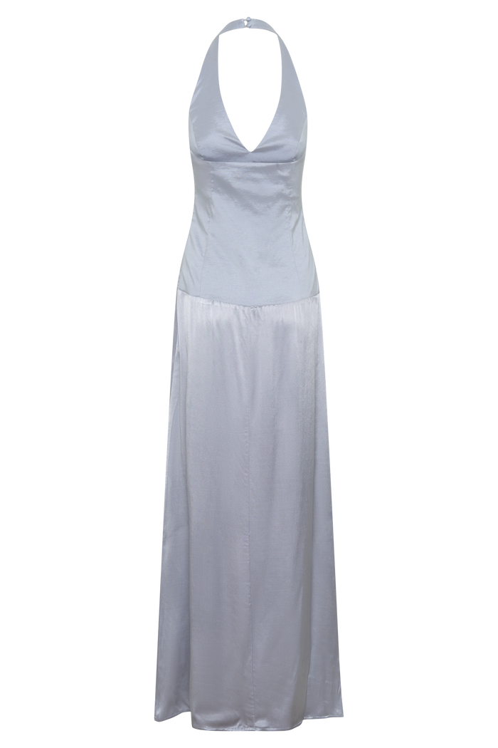 Maura Taffeta And Satin Maxi Dress - Cornflower Blue