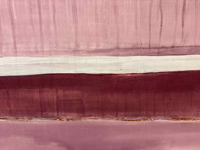 Mauve & White Abstract Art