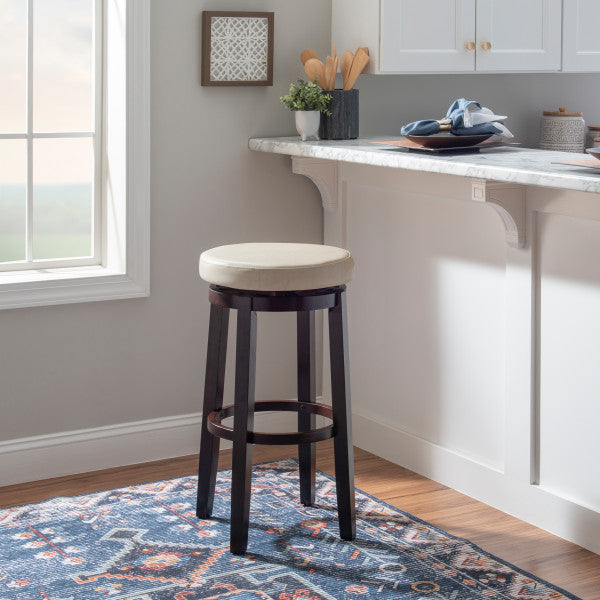 Maya Faux Leather Stool