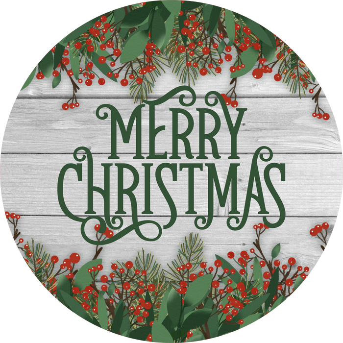 Merry Christmas Berries Sign, Holiday Sign Christmas Sign, Wreath Sign, Wreath Center