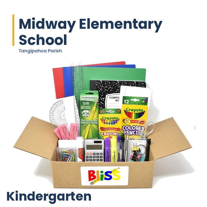 Midway Elementary School Kindergarten School Supply Kit