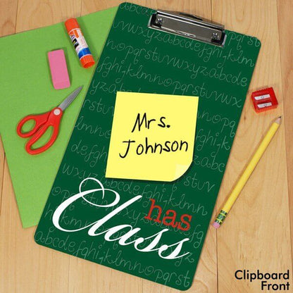 My Teacher Has Class Personalized Clipboard