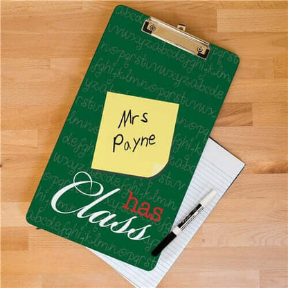 My Teacher Has Class Personalized Clipboard