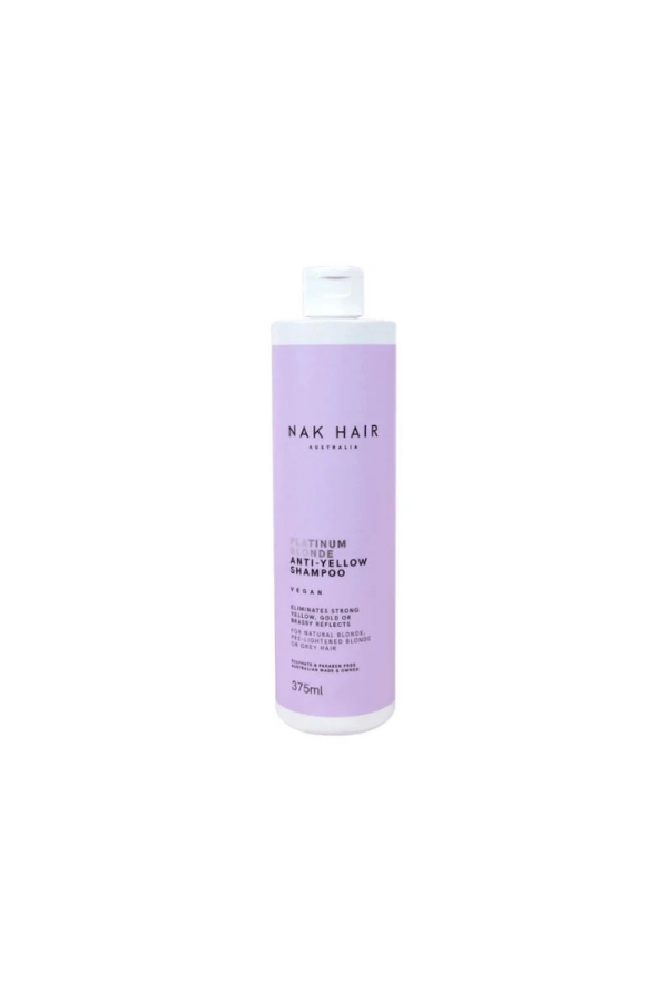 NAK Shampoo – Platinum Blonde Anti-Yellow 375 ml
