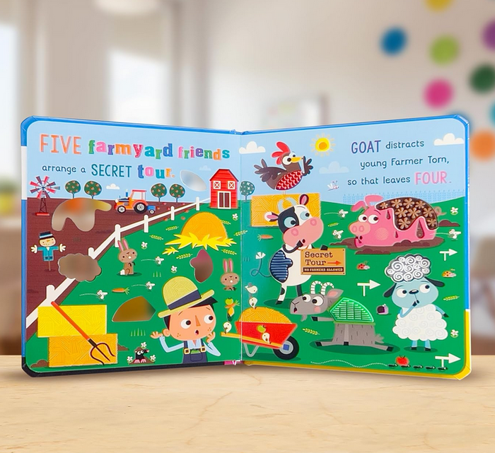 NEVER TOUCH THE FARMYARD FRIENDS BOOK