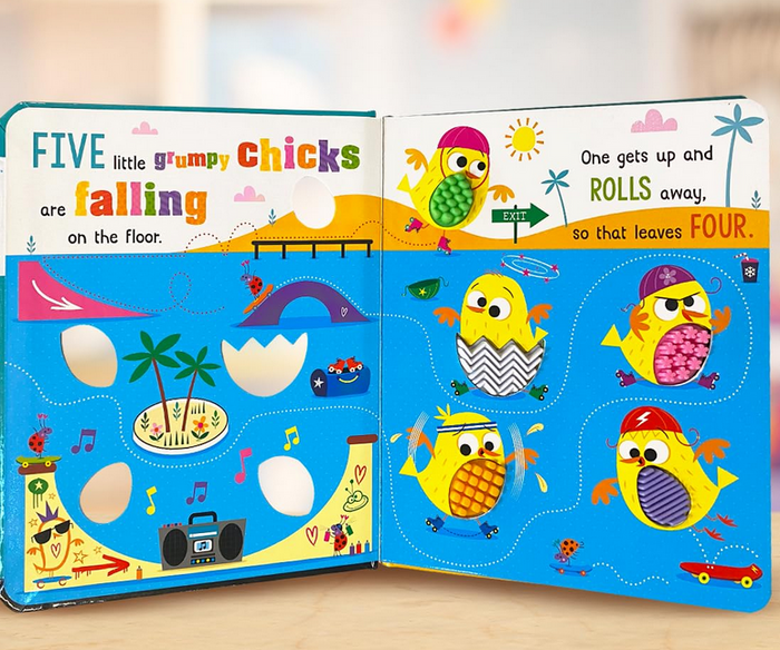 NEVER TOUCH THE GRUMPY CHICKS BOOK