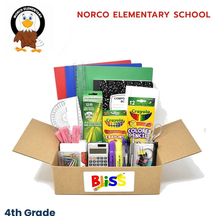 Norco Elementary School 4th Grade School Supply Kit