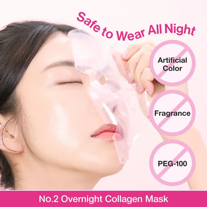 Numbuzin No.2 Rose PDRN Overnight Collagen Mask 1pc