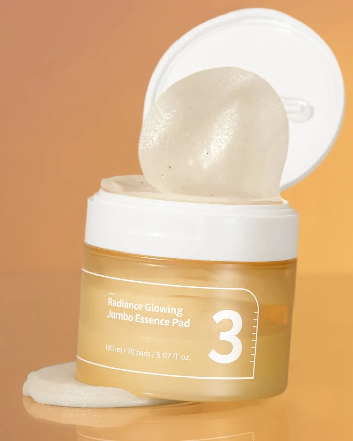 Numbuzin No.3 Radiance Glowing Jumbo Essence Pads 70 pads
