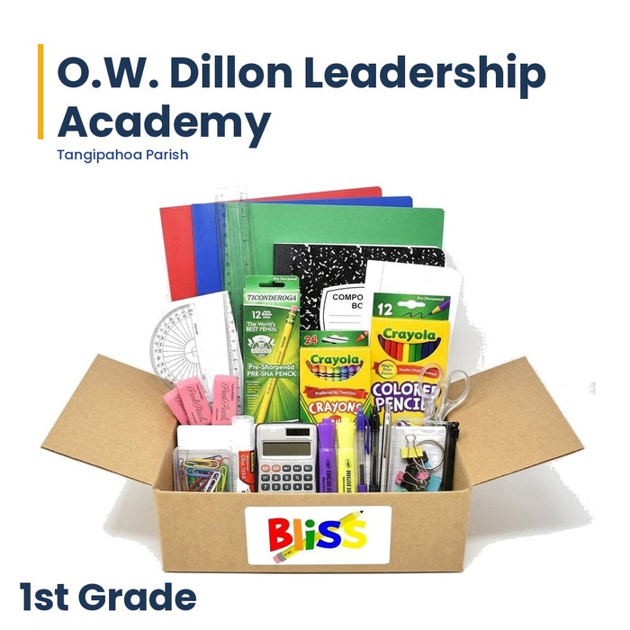 O.W. Dillon Leadership Academy 1st Grade School Supply Kit
