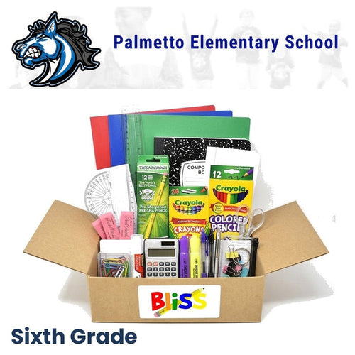 Palmetto Elementary School 6th Grade School Supply Kit